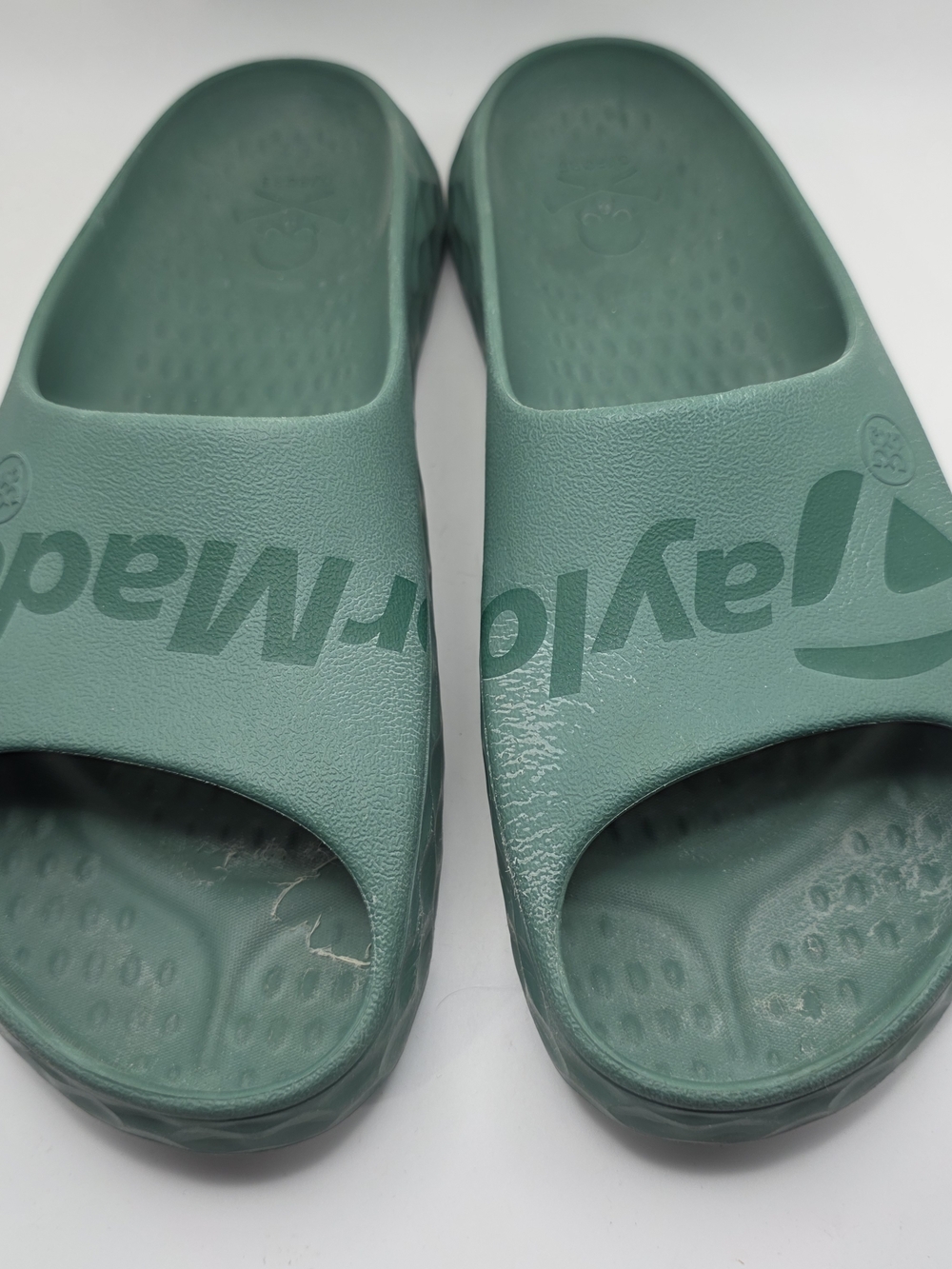 G Fore Taylormade G/slide Street Slides Sandals Unisex Sage Green Size M 11 W 13